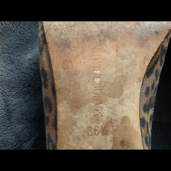 Manolo Blahnik 6.5 flats animal print style - Picture 6 of 6
